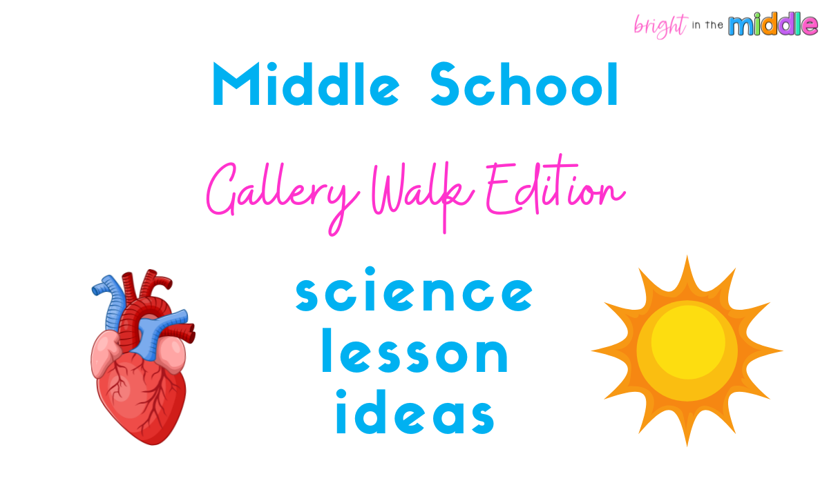 middle school science lesson ideas - gallery walks