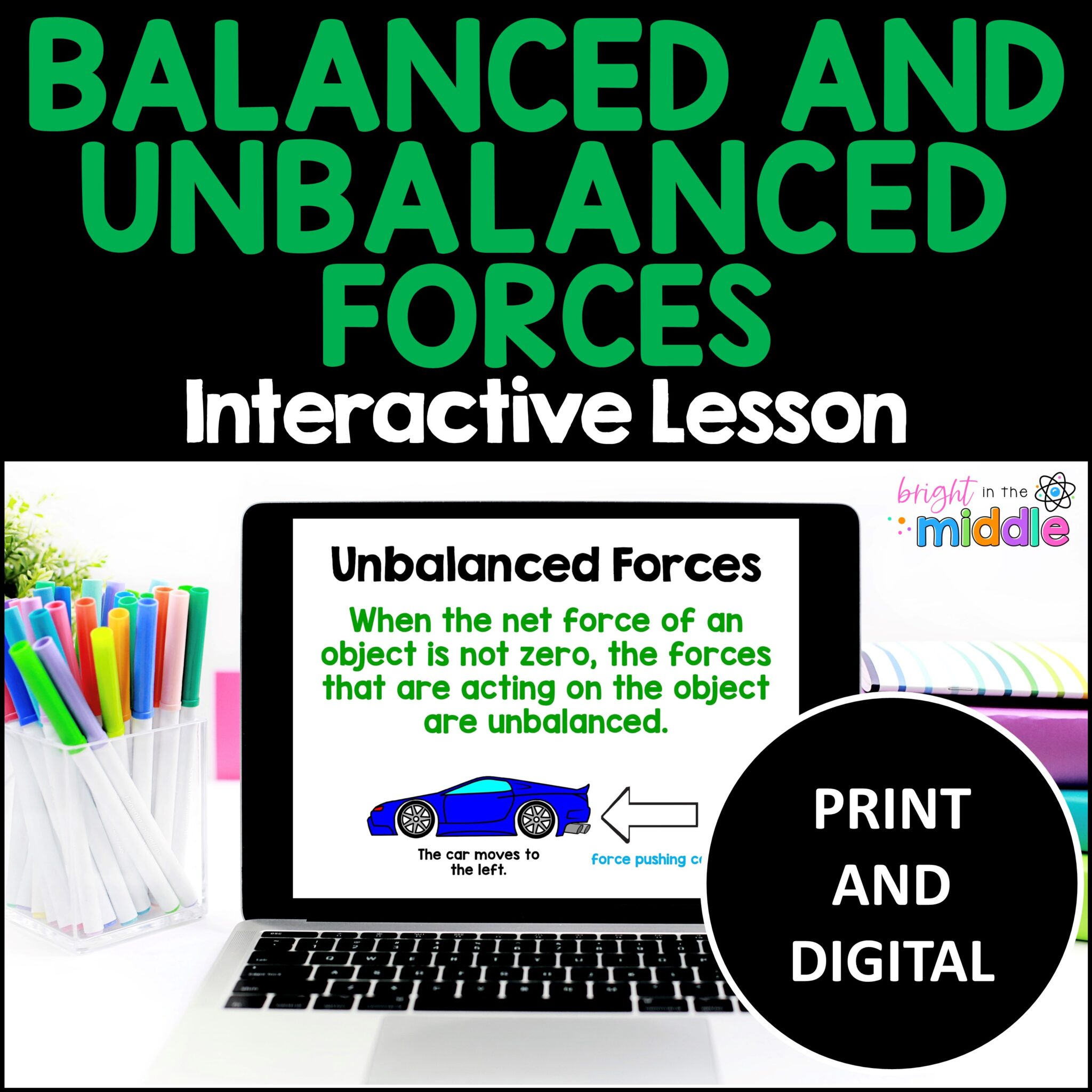 Balanced and Unbalanced Forces PPT and More!