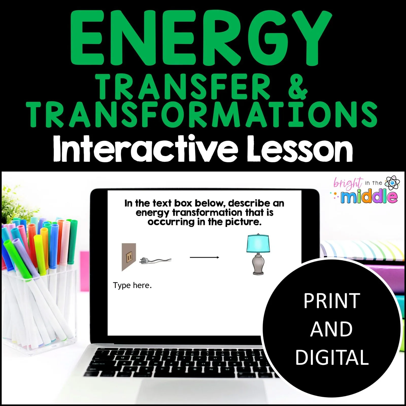 energy transformations and energy transfer lesson and activity