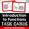 Intro to Functions Task Cards - 8th Grade