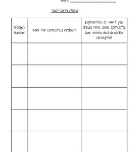 Test Corrections (Editable)