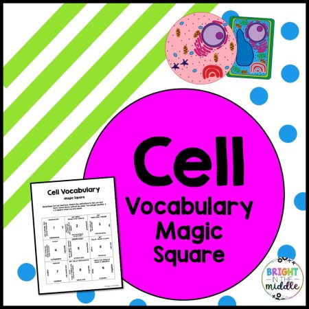 cell vocabulary review - magic square cover