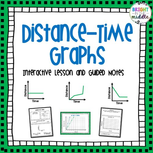 distance-time graph lesson cover
