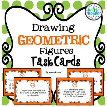 Drawing Geometric Figures Task Cards: 7.G.2