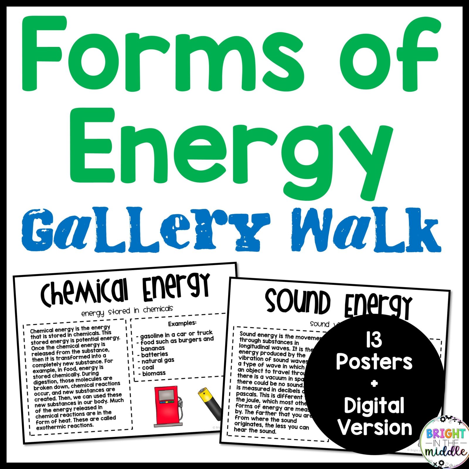 forms of energy gallery walk