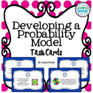 Probability Model Task Cards - Bright in the Middle