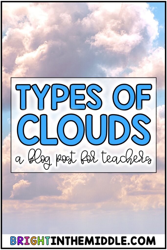 the different types of clouds