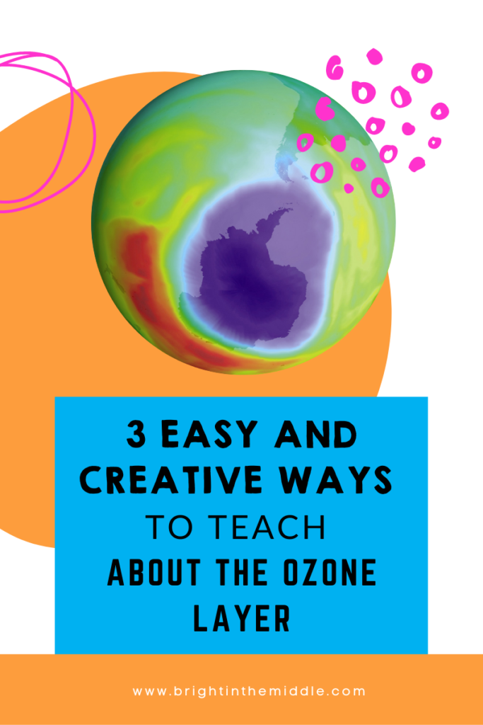 3 easy and creative ozone lesson plan ideas - picture of ozone layer and hole