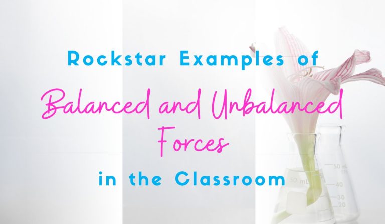 Rockstar Examples for Balanced and Unbalanced Forces in the Classroom