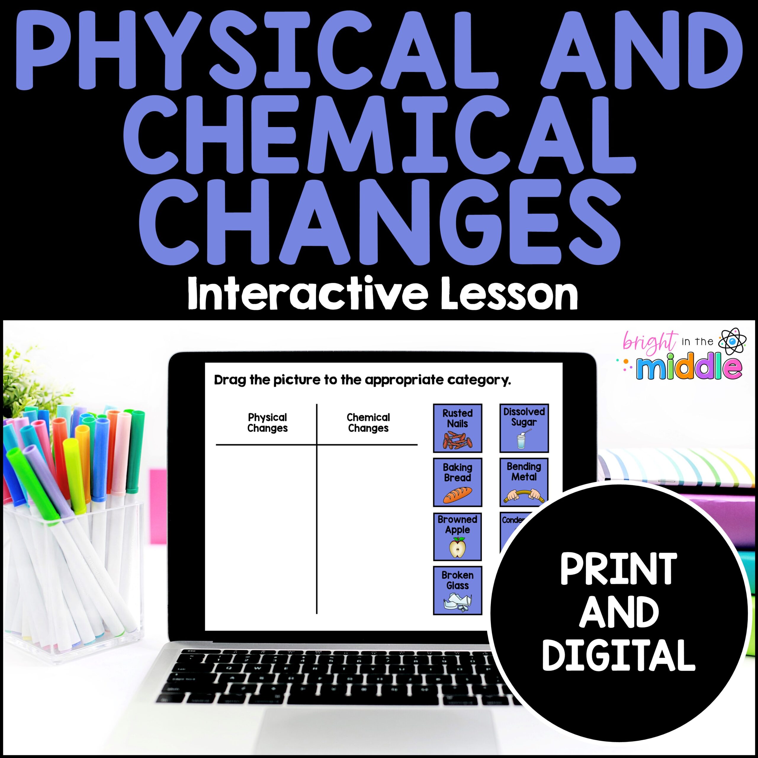 physical and chemical changes lesson