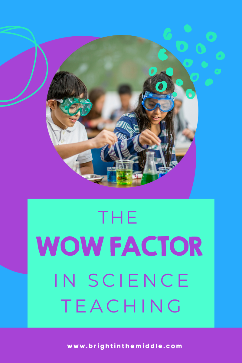 engaging students in science with the wow factor - students doing a science experiment
