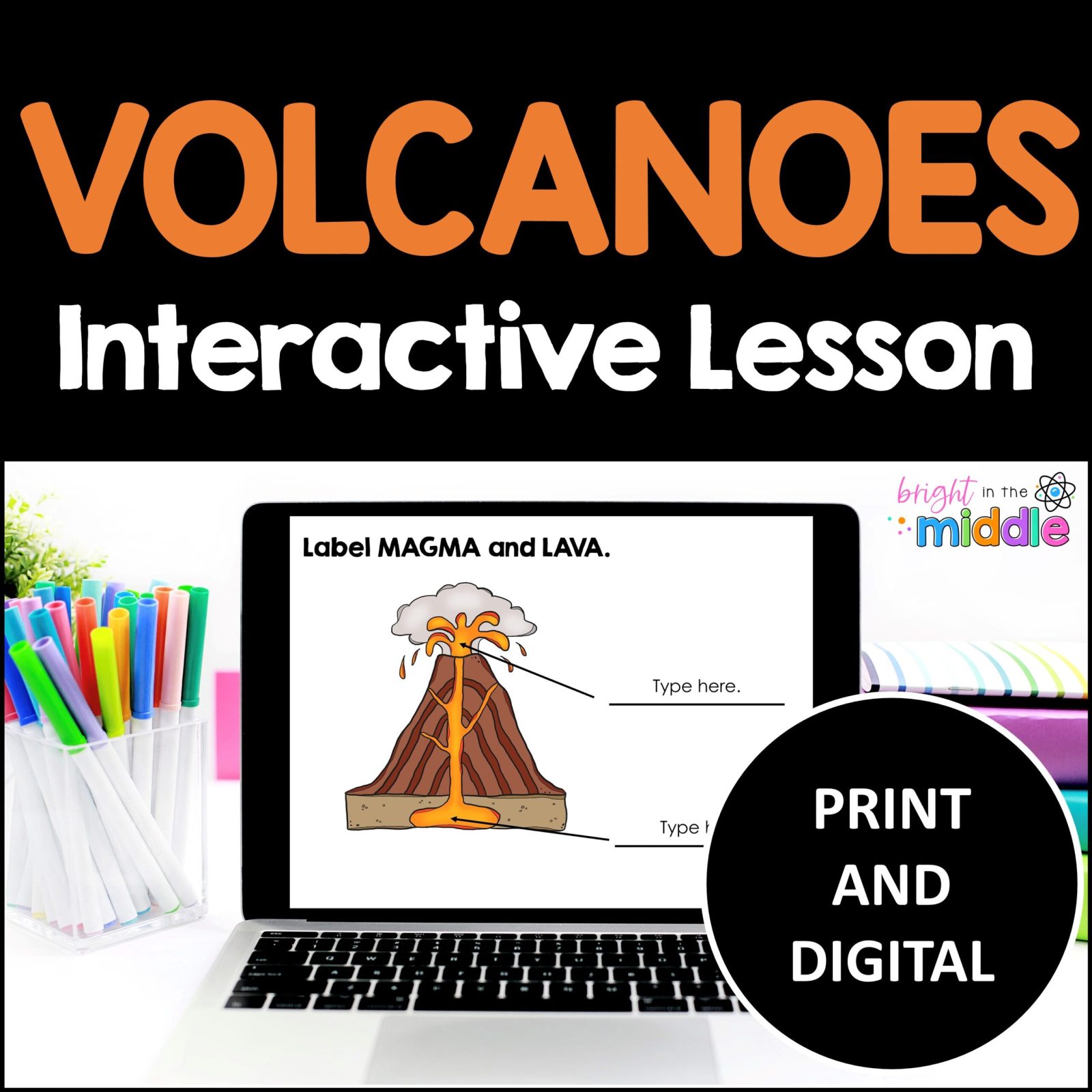 volcanoes lesson