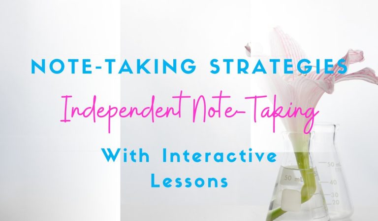 How to Get Your Students to Take Science Class Notes Independently – Like a Boss