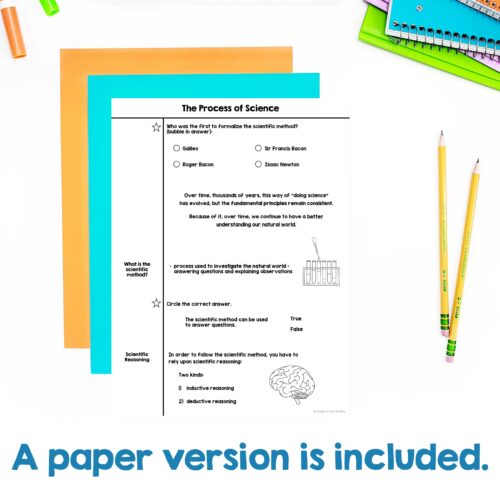 The Scientific Method PowerPoint and Google Slides - Bright in the Middle