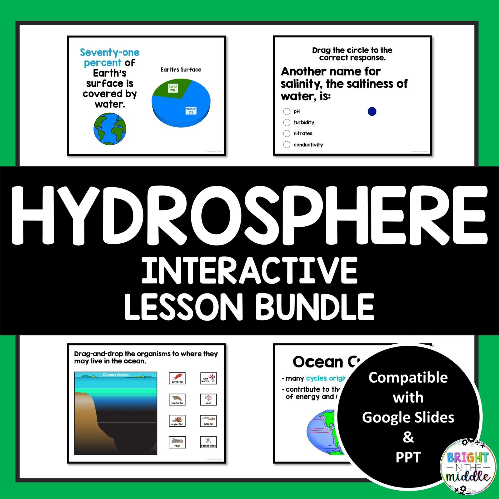 hydrosphere lesson bundle