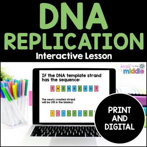 dna structure and dna replication lesson cover