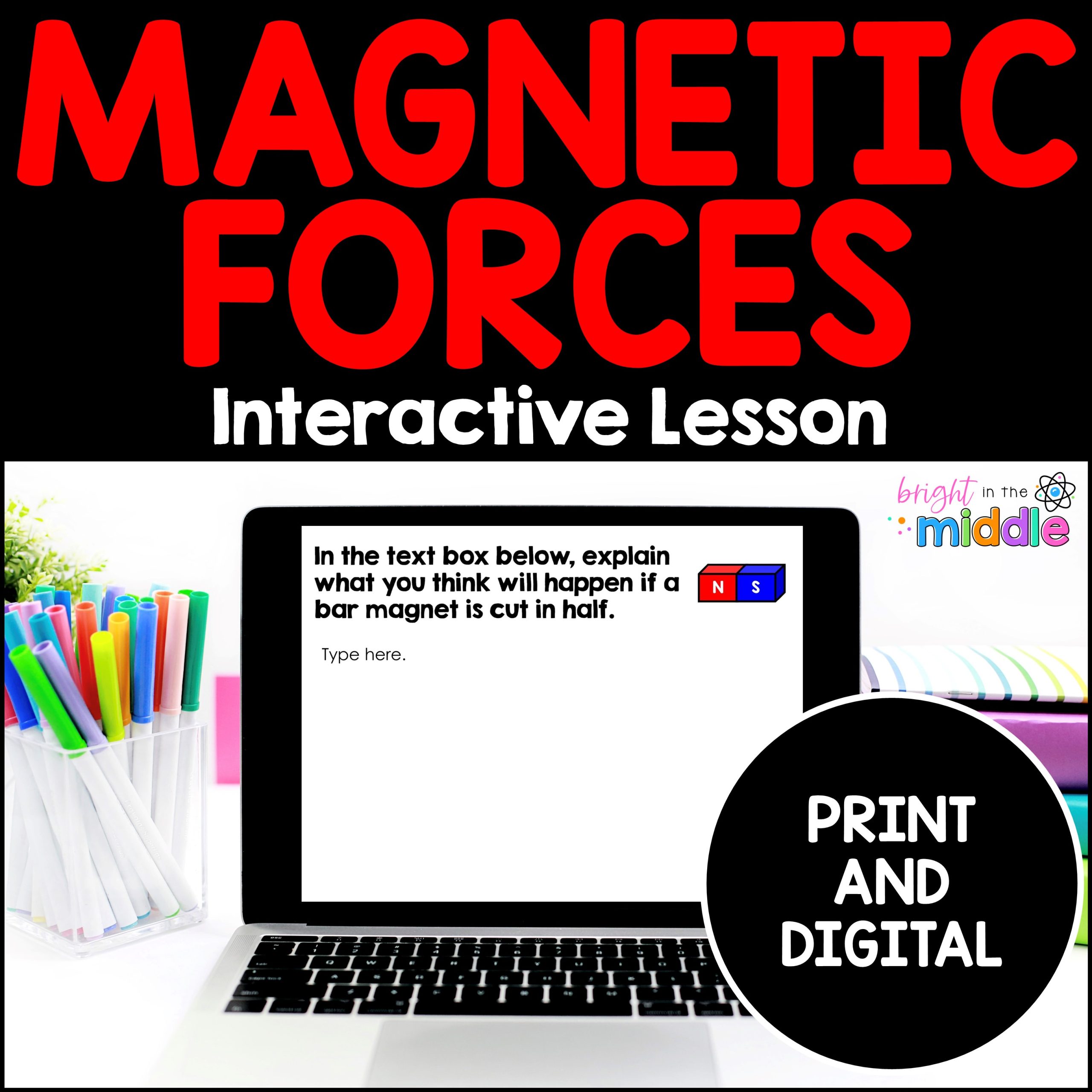 magnetic forces lesson for middle school