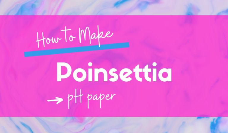 How to Make Poinsettia pH Paper