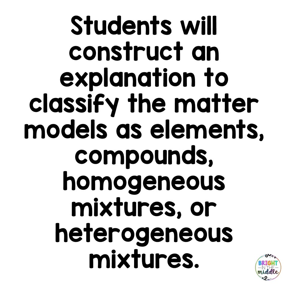 Elements Compounds Mixtures Activity - Construct an Explanation - Image 4