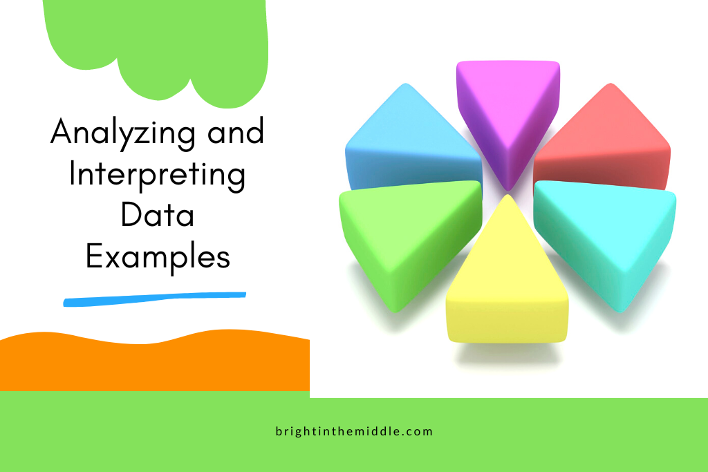 analyzing and interpreting data examples - picture of pie chart