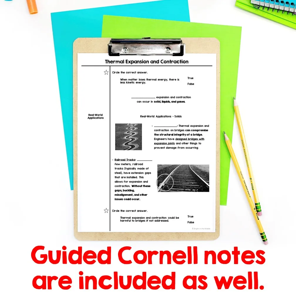 Thermal Expansion and Contraction Interactive Lesson