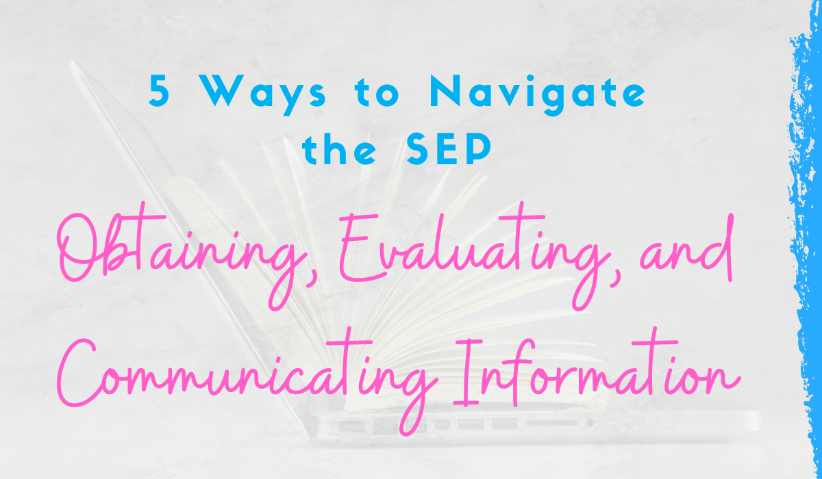 Obtaining Evaluating Communicating Information