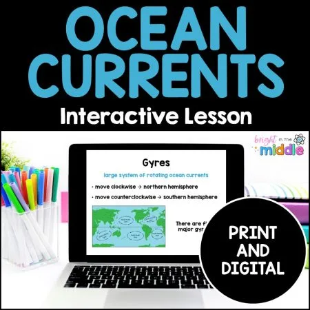 ocean currents lesson middle school