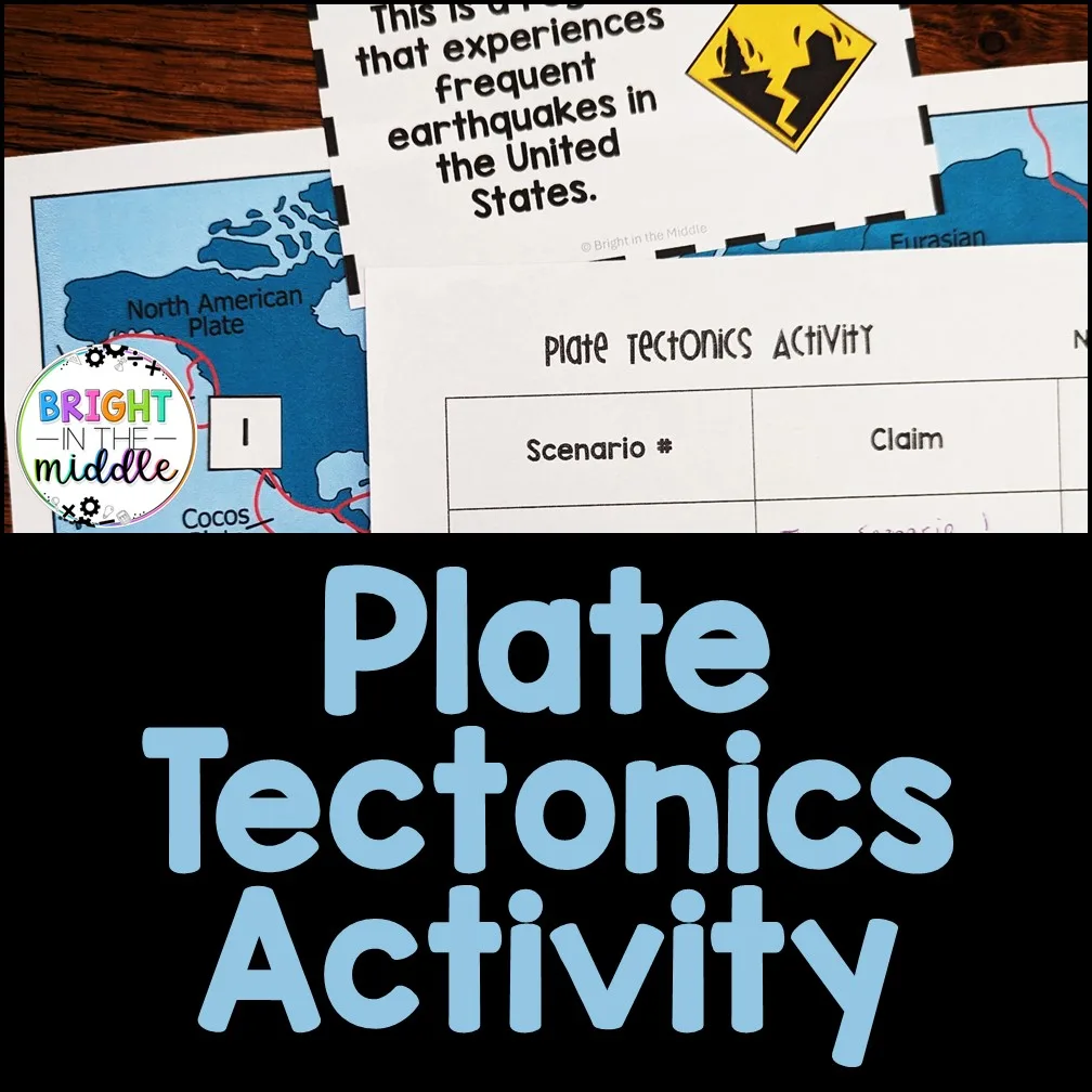 plate tectonics mapping activity