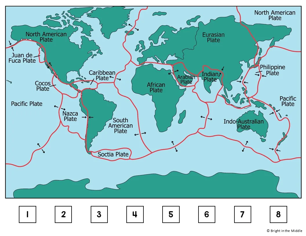 Plate Tectonics Mapping Activity
