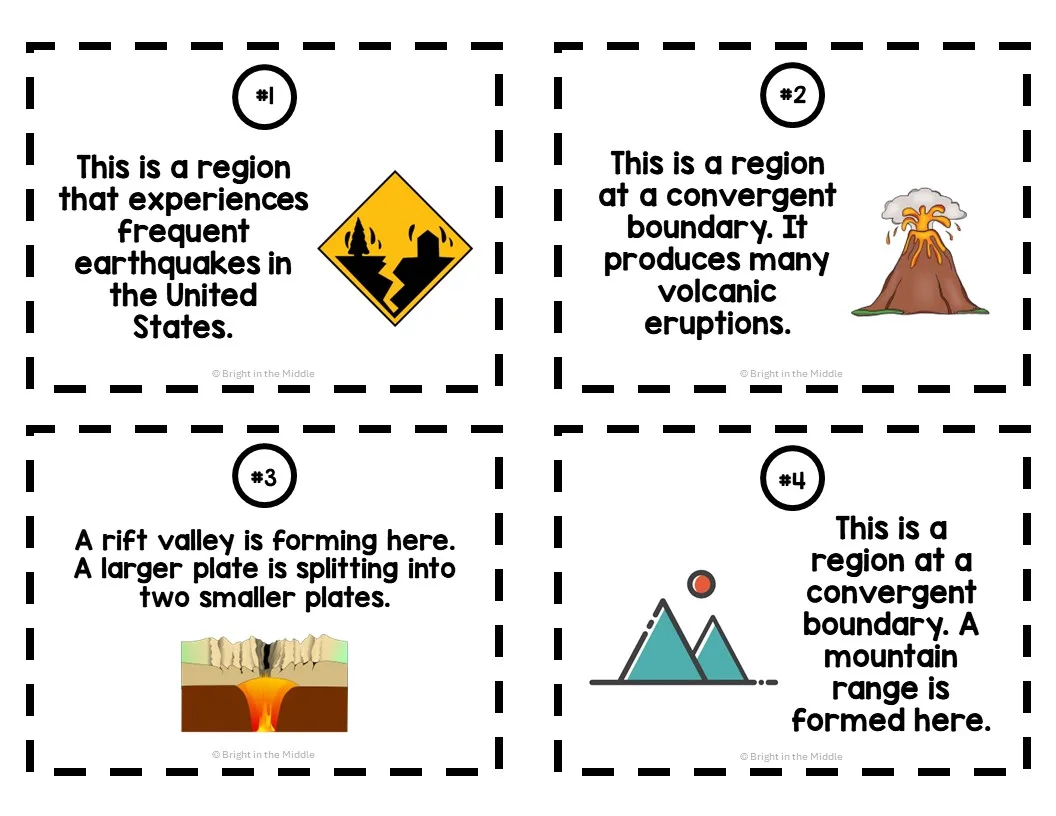 Plate Tectonics Mapping Activity