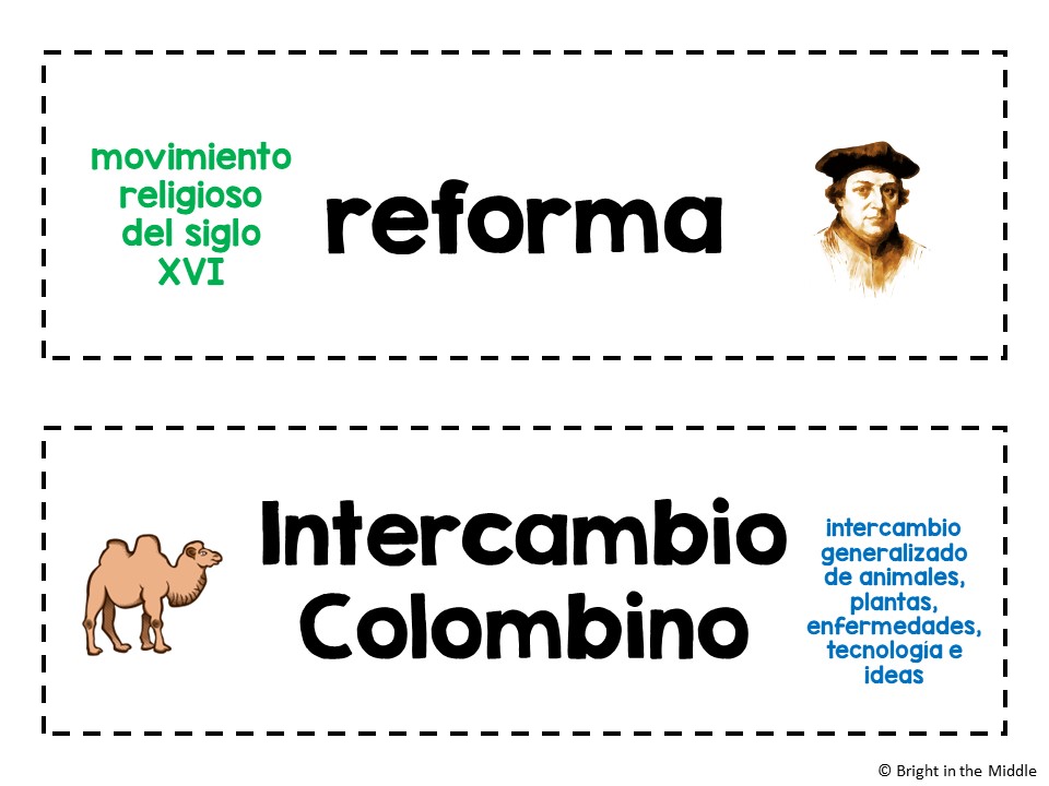 7th Grade Social Studies Word Wall in Spanish - Image 4