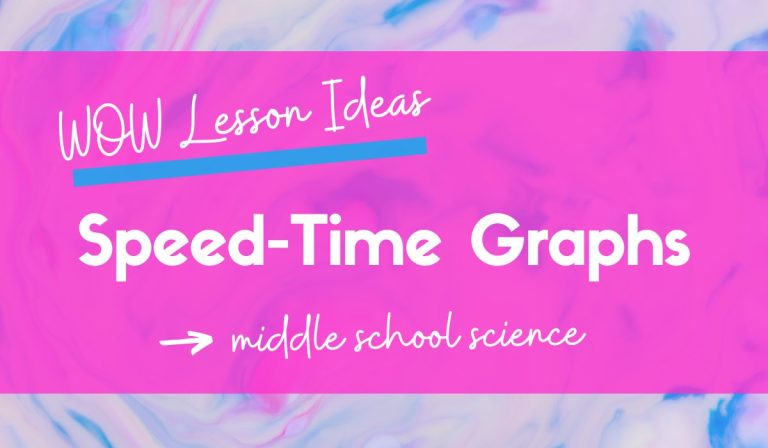 5 WOW Factor Ideas for Teaching Speed vs Time Graphs