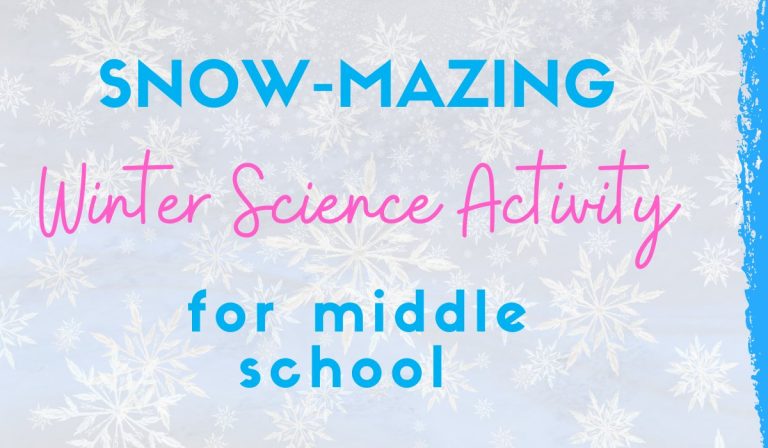 Snow-Mazing Winter Science Activity for Middle School!