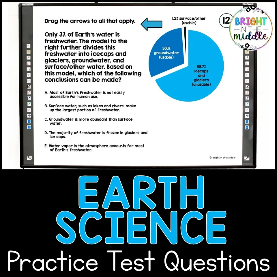earth science practice test questions
